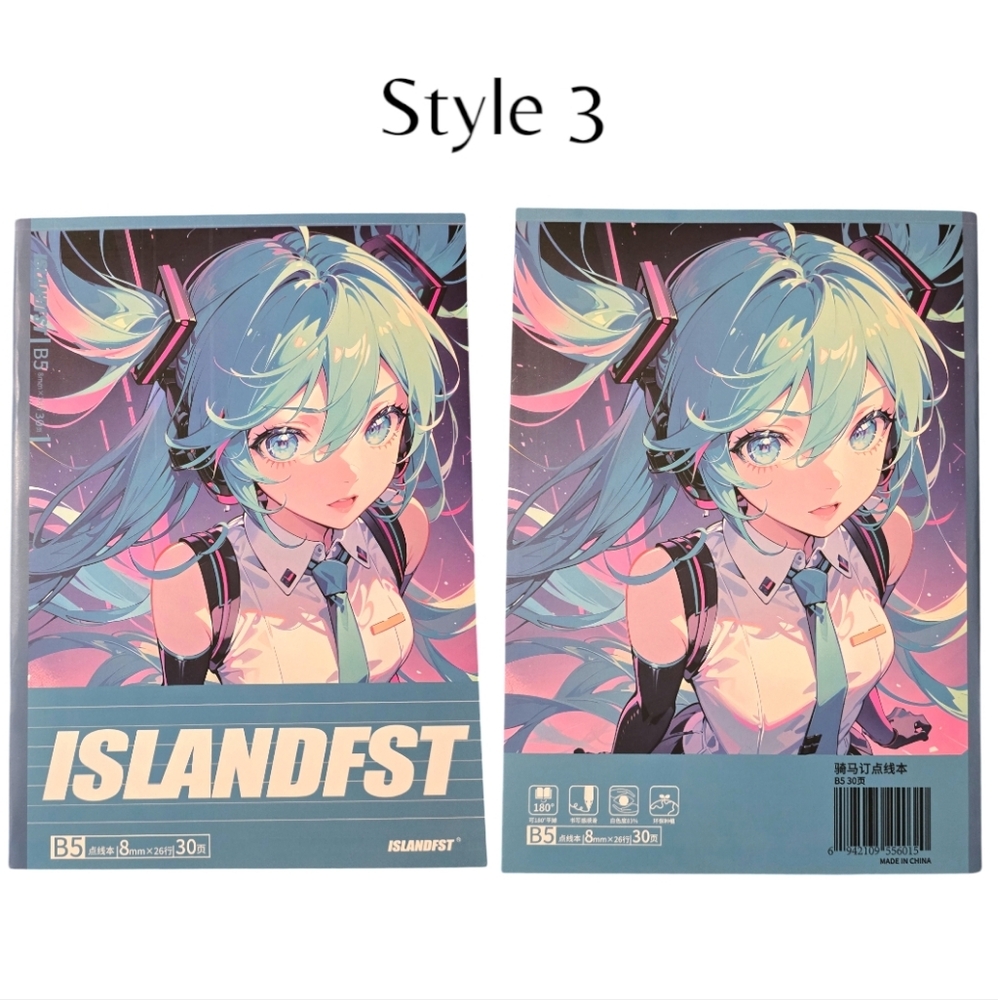 Anime Girl Composition Notebook - Picture 4 of 6